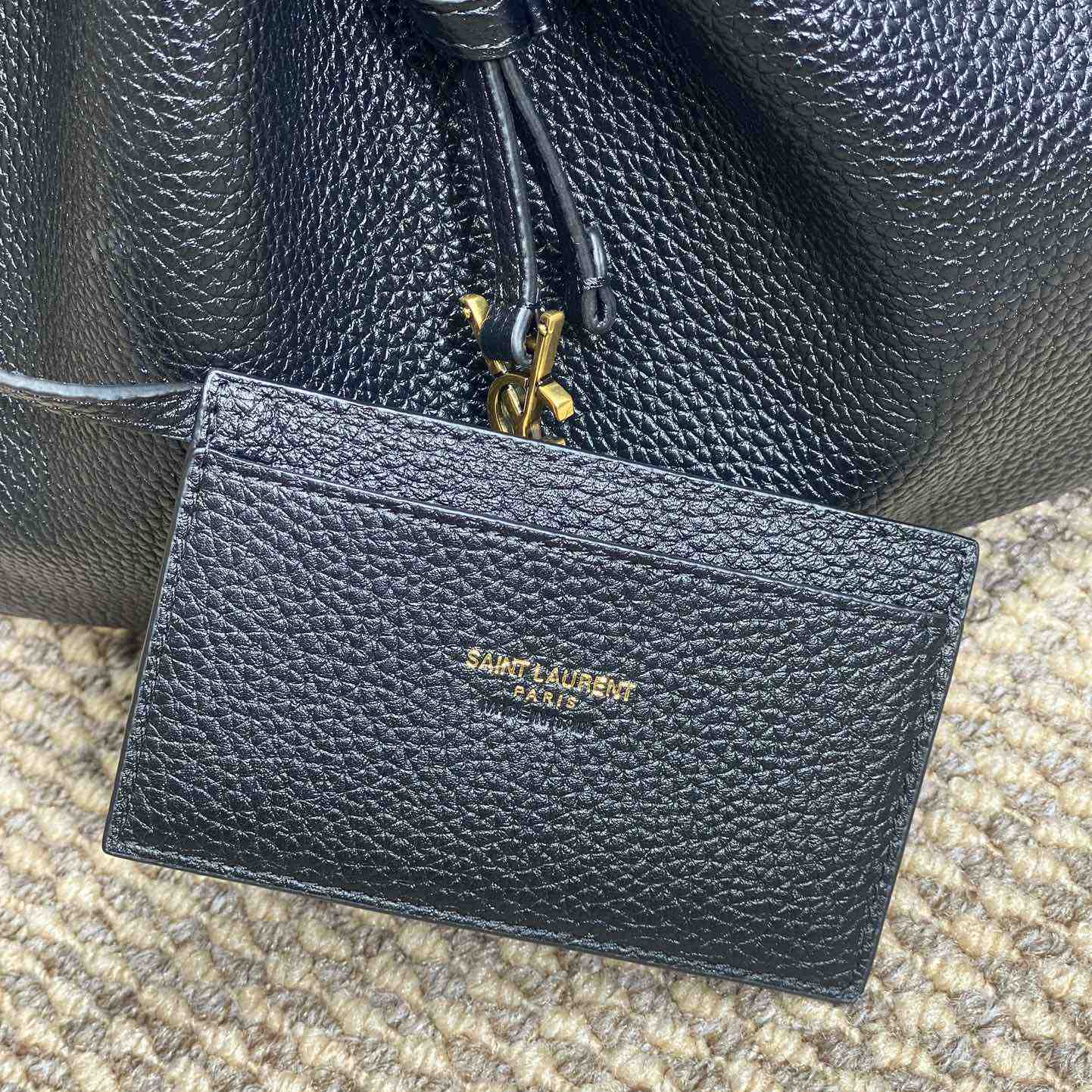 Saint Laurent Paris Vii Small Hobo In Grained Leather - PerfectKickZ