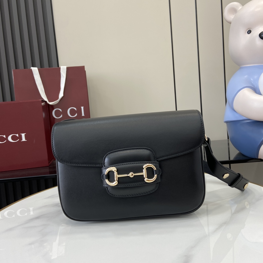 Gucci Horsebit 1955 Soft Small Shoulder Bag - PerfectKickZ