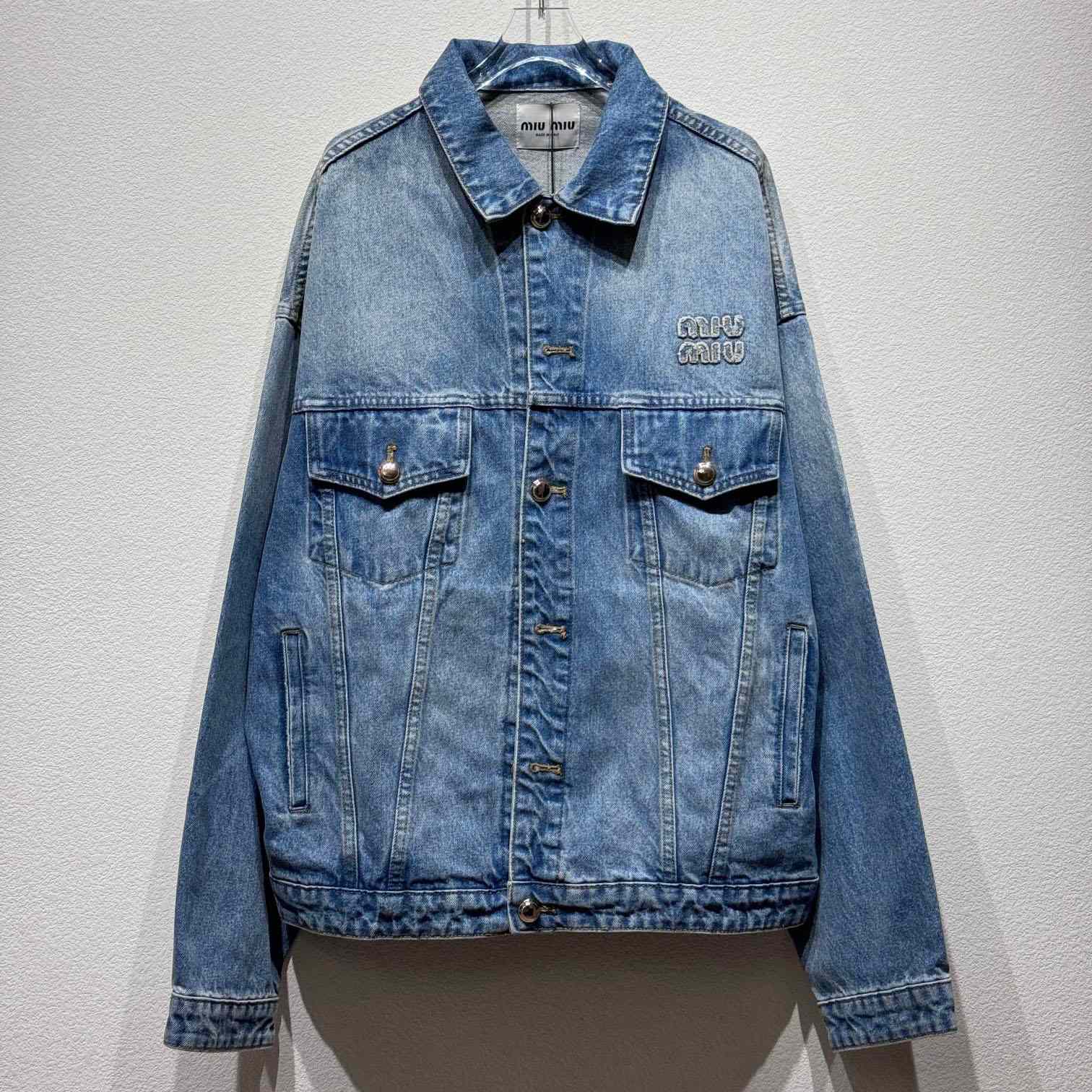 Miu Miu Denim Jacket - PerfectKickZ
