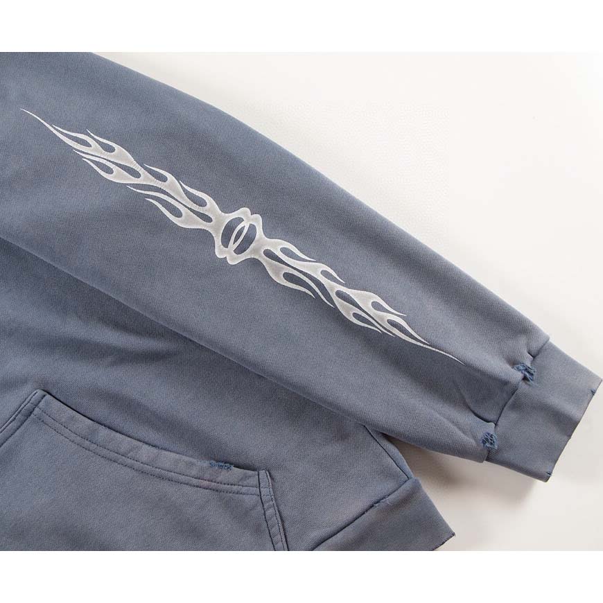 Balenciaga Burning Unity Distressed Hoodie - PerfectKickZ