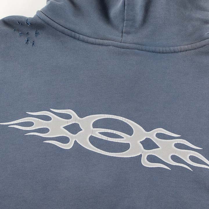 Balenciaga Burning Unity Distressed Hoodie - PerfectKickZ