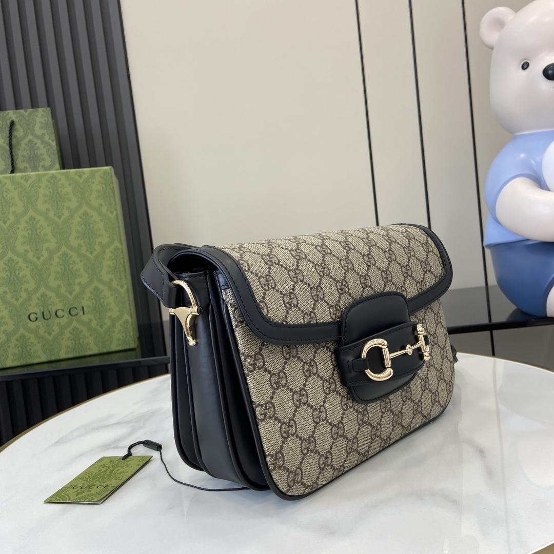 Gucci Horsebit 1955 Soft Small Shoulder Bag - PerfectKickZ