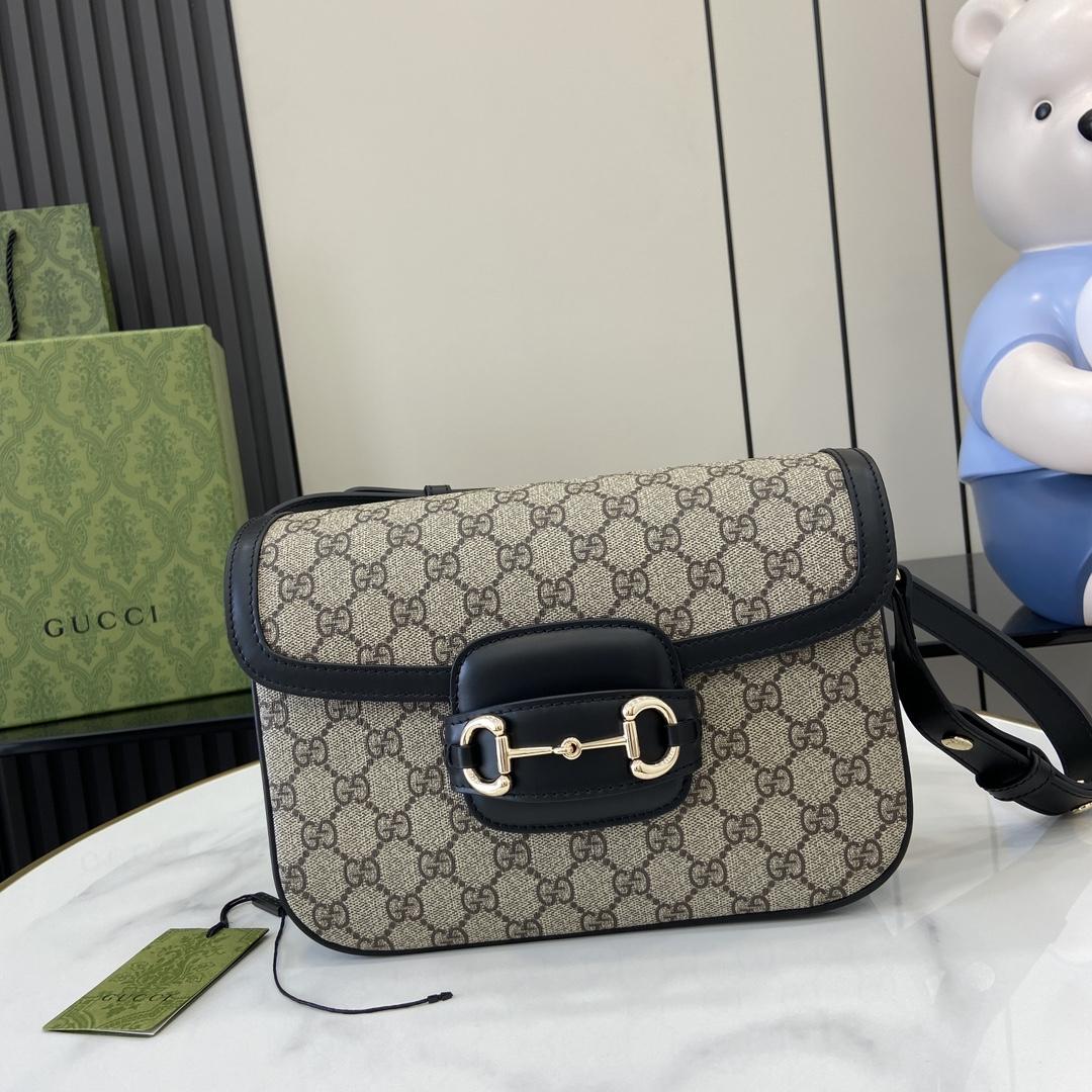Gucci Horsebit 1955 Soft Small Shoulder Bag - PerfectKickZ