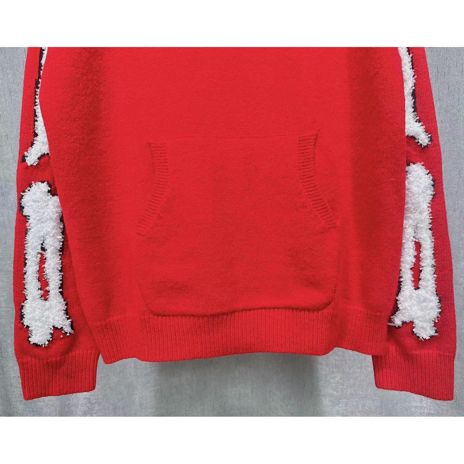 Amiri Bones Hoodie With Embroidered Logo - PerfectKickZ