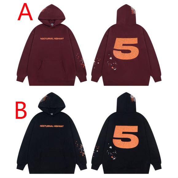 Sp5der Nocturnal Highway Cotton Hoodie - PerfectKickZ