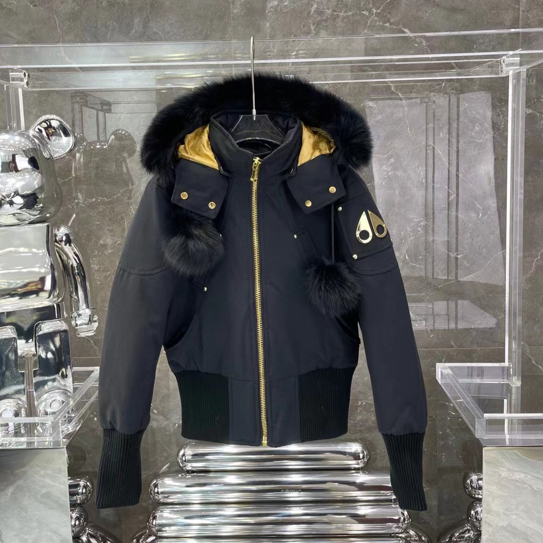 Canada Goose Gold Debbie Bomber Fur - PerfectKickZ
