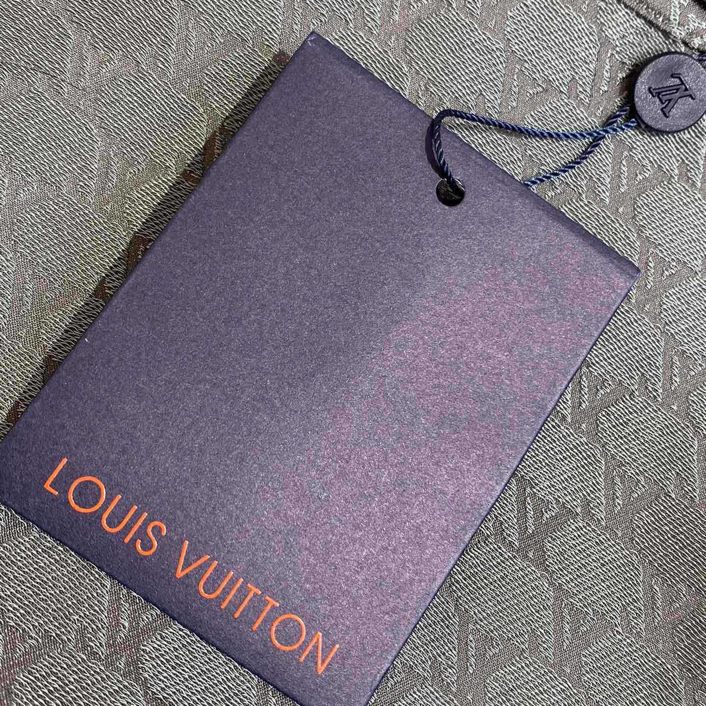 Louis Vuitton Short-Sleeved Jacquard Silk-Blend Shirt    - PerfectKickZ