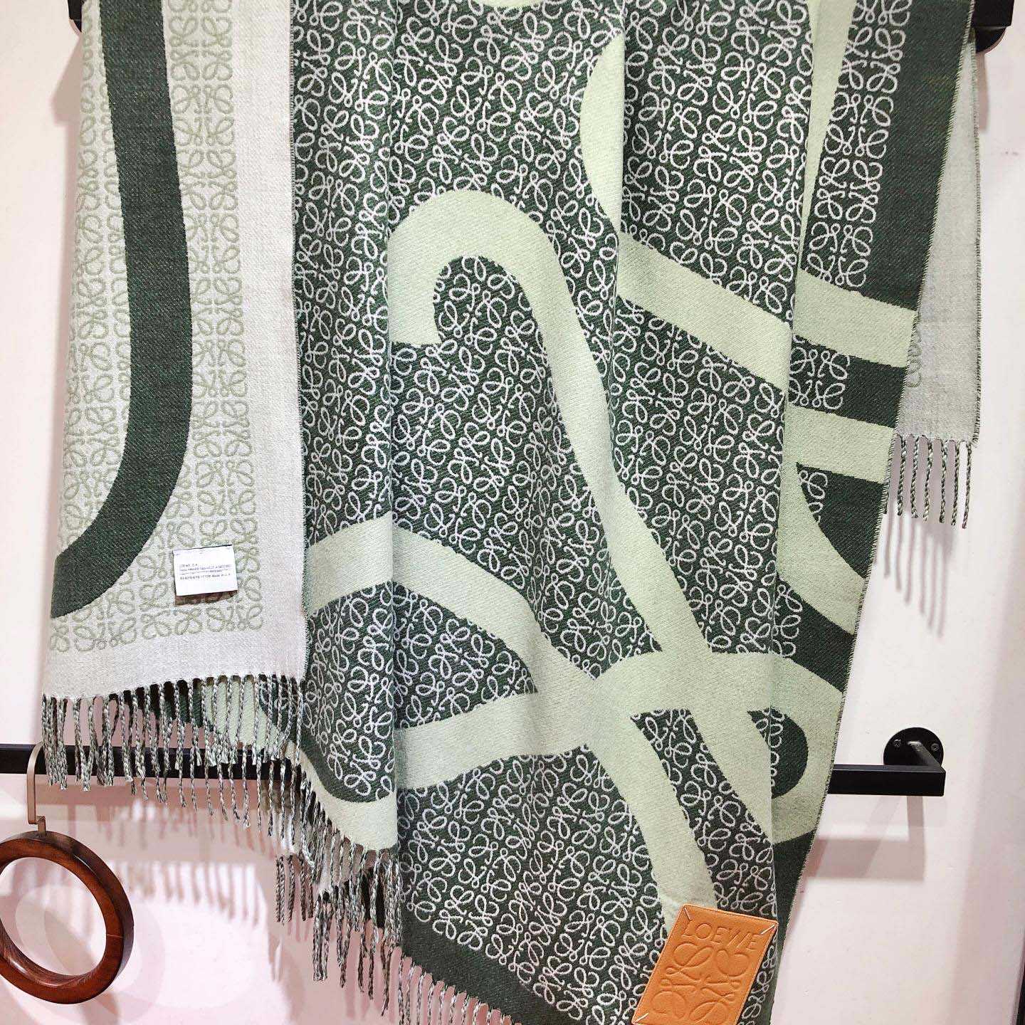 Loewe Anagram Blanket In Wool - PerfectKickZ