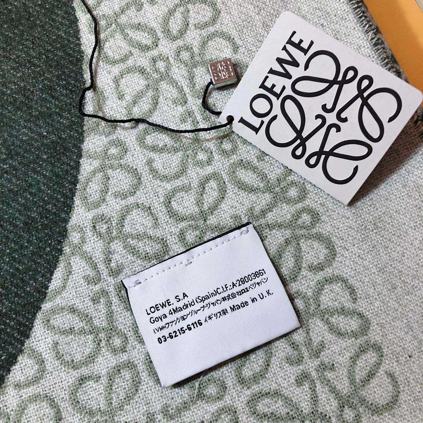 Loewe Anagram Blanket In Wool - PerfectKickZ