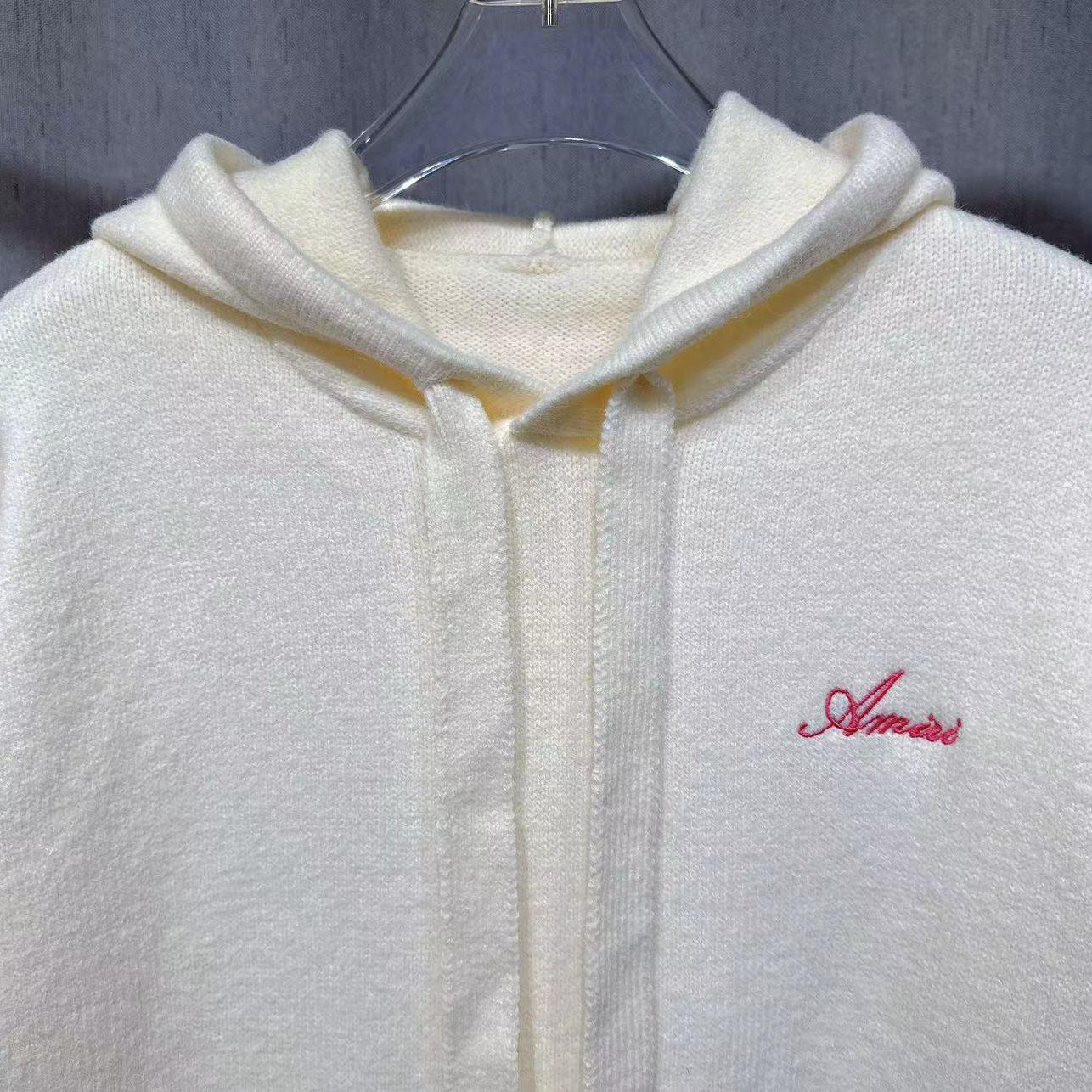 Amiri Bones Hoodie With Embroidered Logo - PerfectKickZ