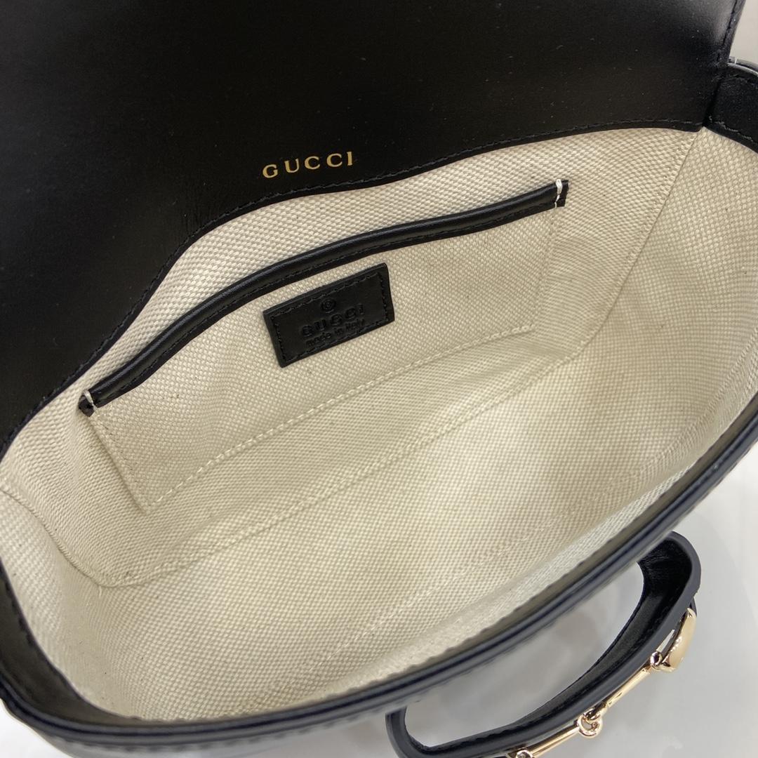 Gucci Horsebit 1955 Soft Mini Shoulder Bag - PerfectKickZ