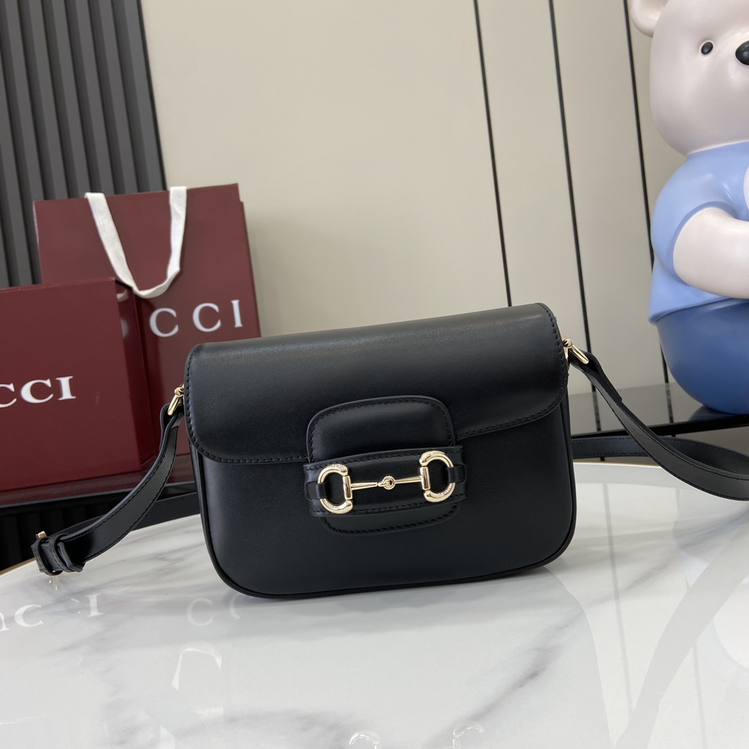 Gucci Horsebit 1955 Soft Mini Shoulder Bag - PerfectKickZ