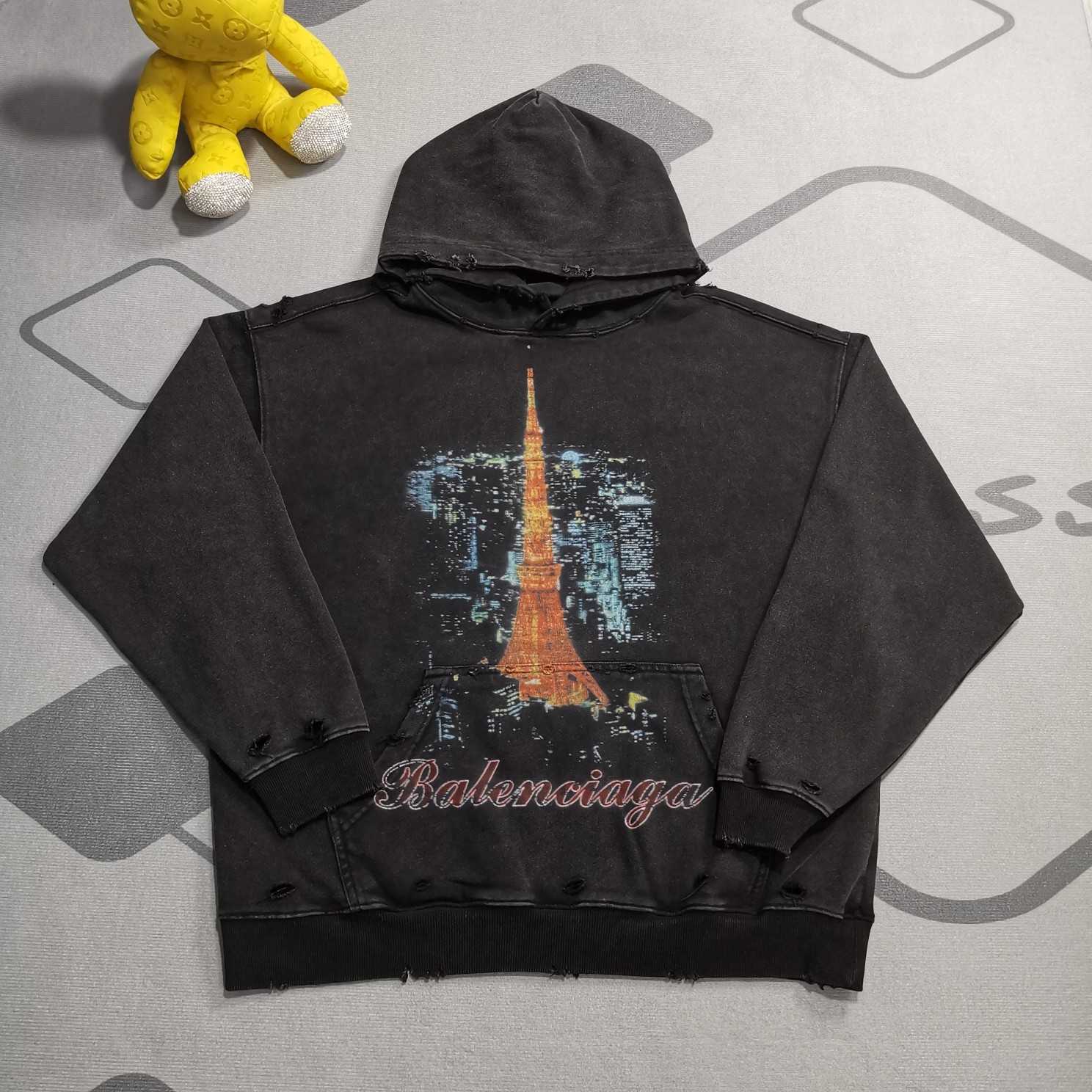 Balenciaga Ginza Store, Tokyo Tower Hoodie - PerfectKickZ