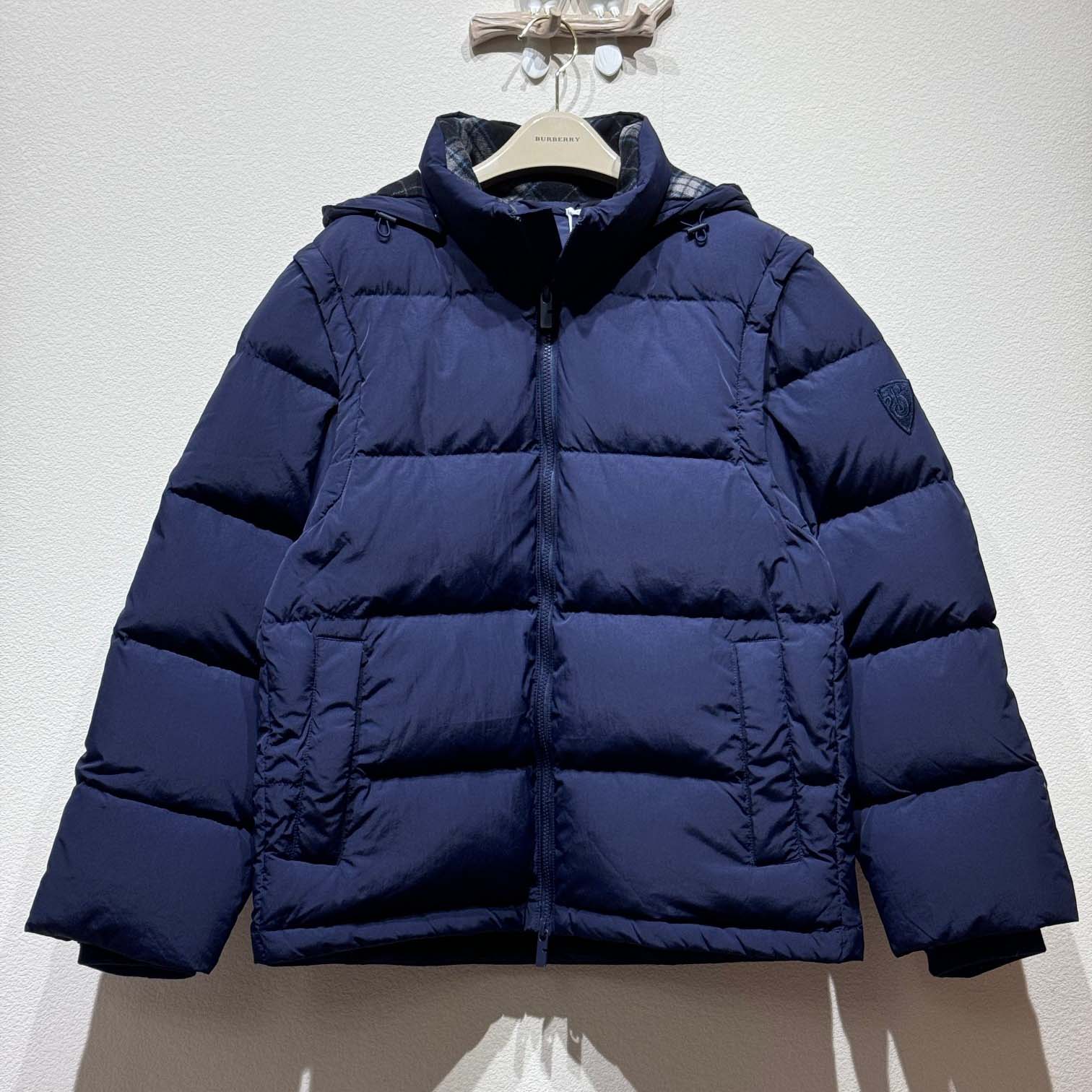 Burberry Detachable Sleeve Nylon Bideford Puffer Jacket - PerfectKickZ