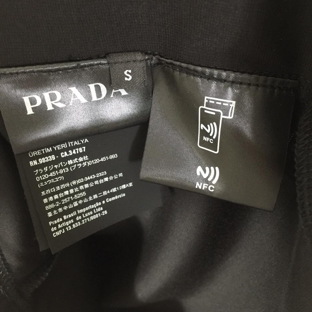 Prada Stretch Cotton Polo Shirt With Re-Nylon Details - PerfectKickZ