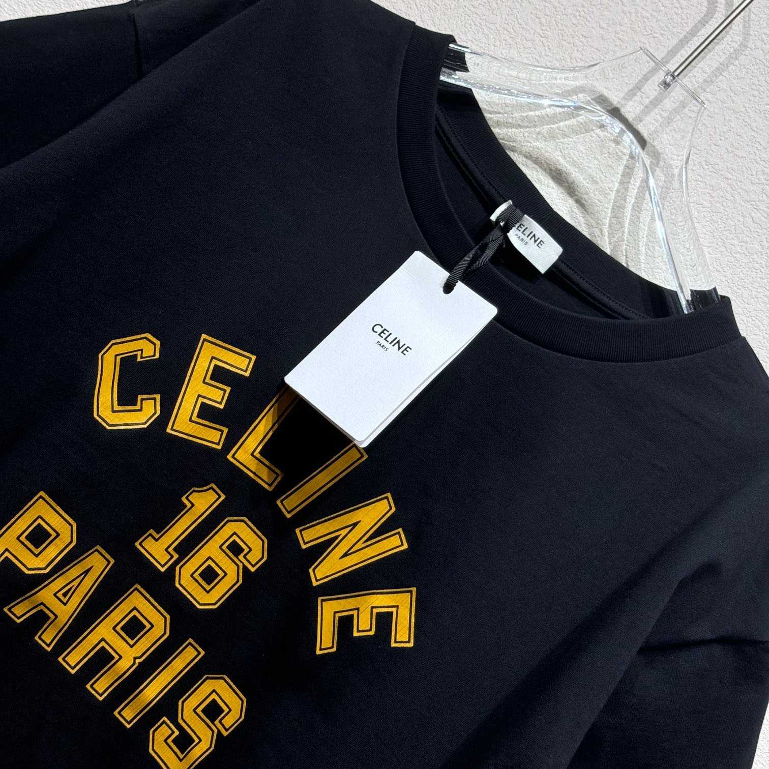 Celine Loose Celine 16 t-shirt In Cotton Jersey - PerfectKickZ