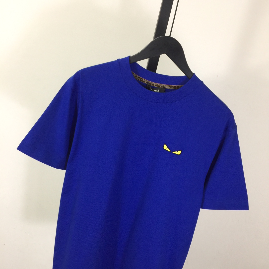 Fendi White Cotton Fendilicious T-shirt - PerfectKickZ