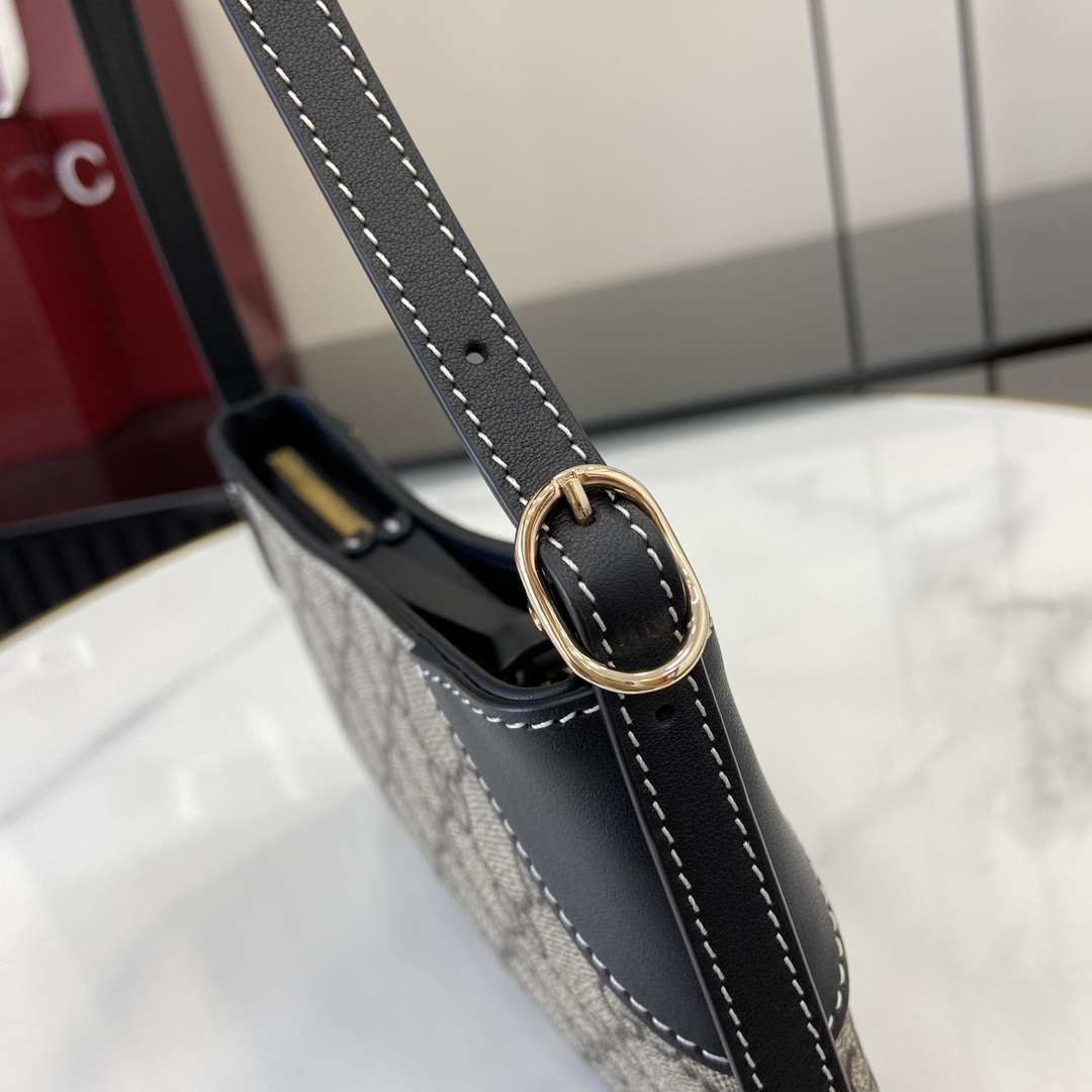 Gucci GG Emblem Super Mini Shoulder Bag - PerfectKickZ