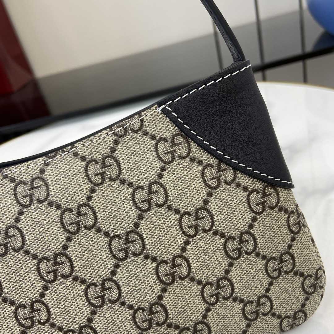 Gucci GG Emblem Super Mini Shoulder Bag - PerfectKickZ
