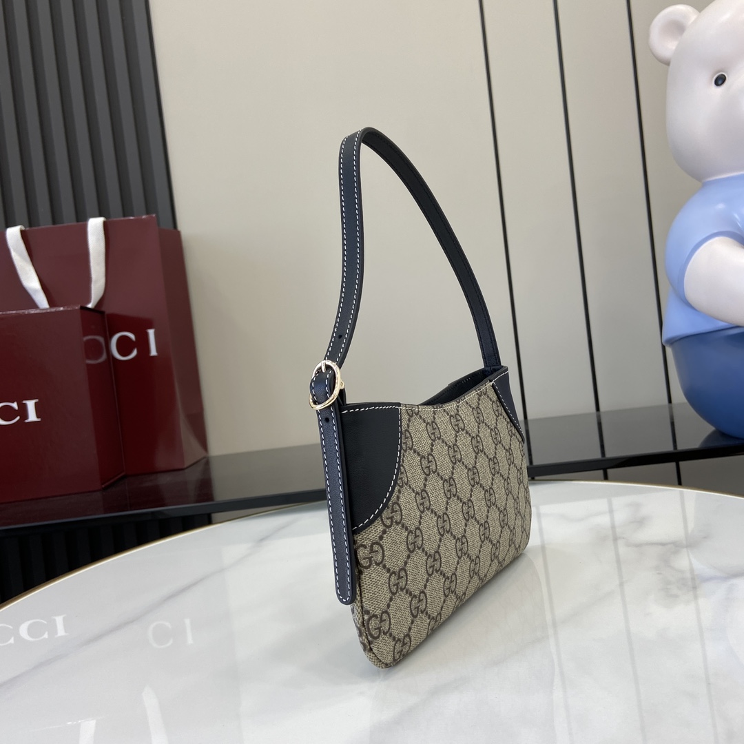 Gucci GG Emblem Super Mini Shoulder Bag - PerfectKickZ