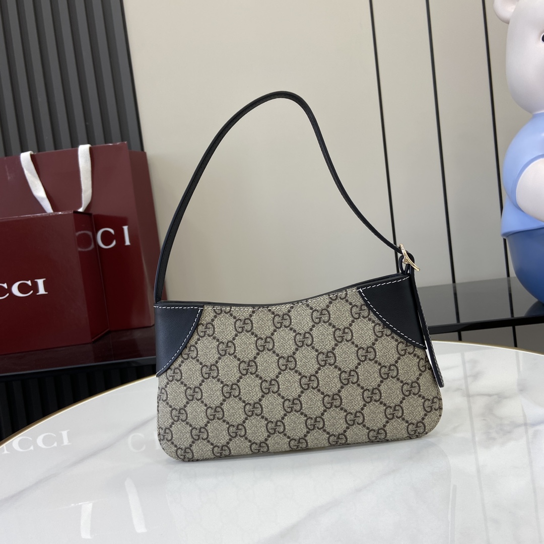Gucci GG Emblem Super Mini Shoulder Bag - PerfectKickZ