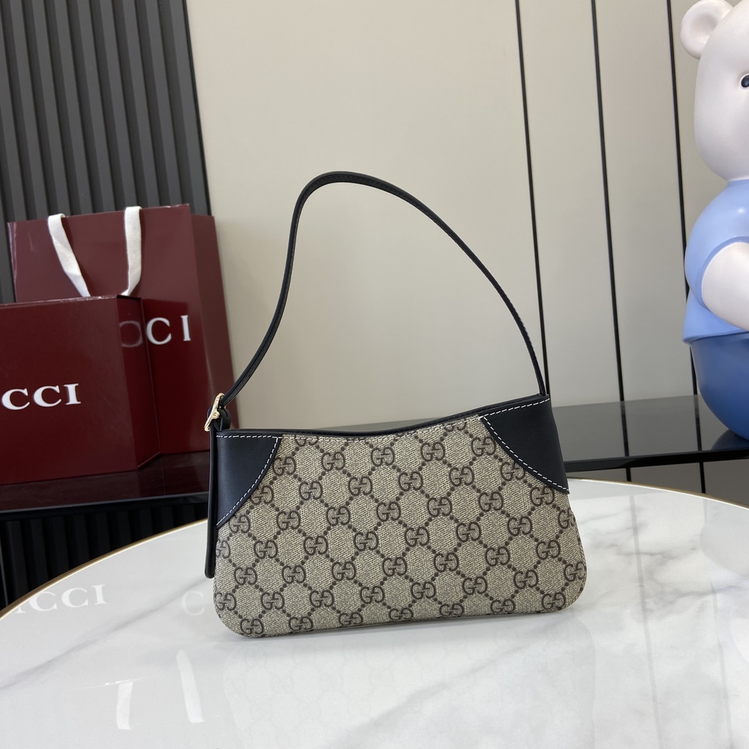 Gucci GG Emblem Super Mini Shoulder Bag - PerfectKickZ