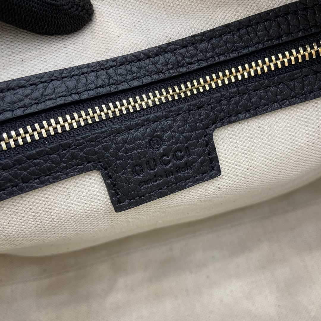 Gucci GG Emblem Small Top Handle Bag - PerfectKickZ