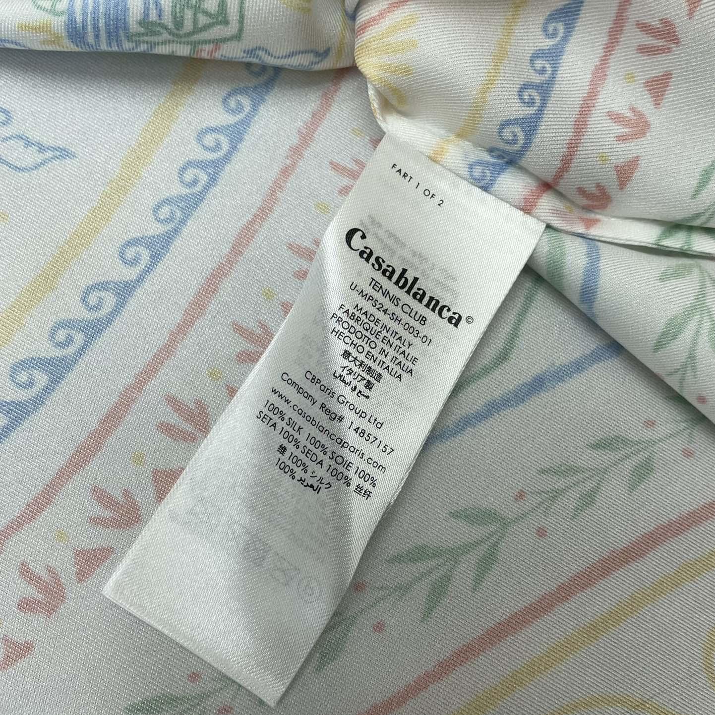 Casablanca Silk Cuban Shirt    CA3510 - PerfectKickZ