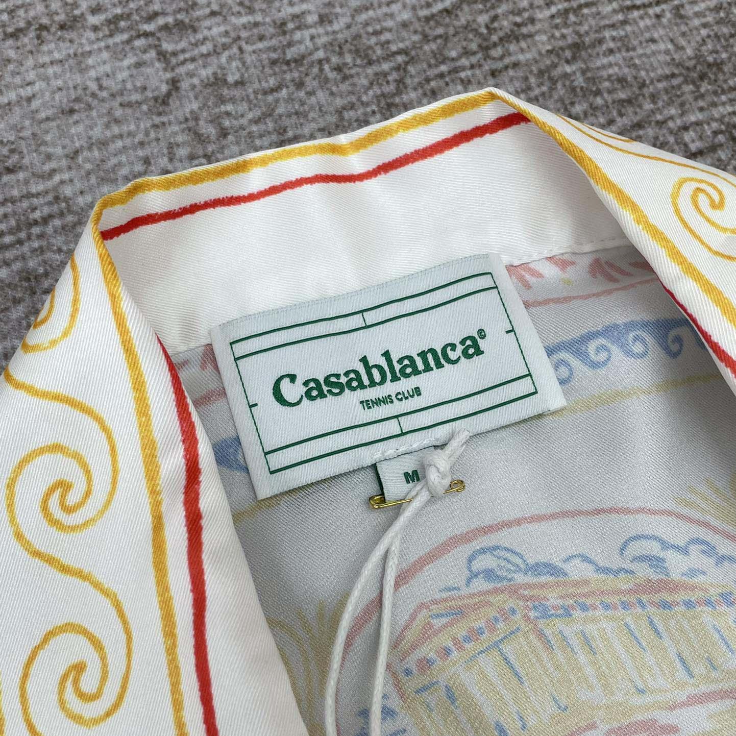 Casablanca Silk Cuban Shirt    CA3510 - PerfectKickZ