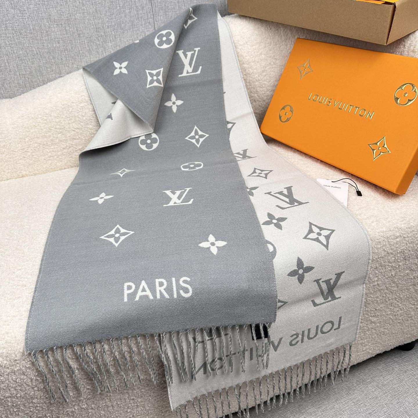 Louis Vuitton All About Monogram Scarf  M79226 - PerfectKickZ
