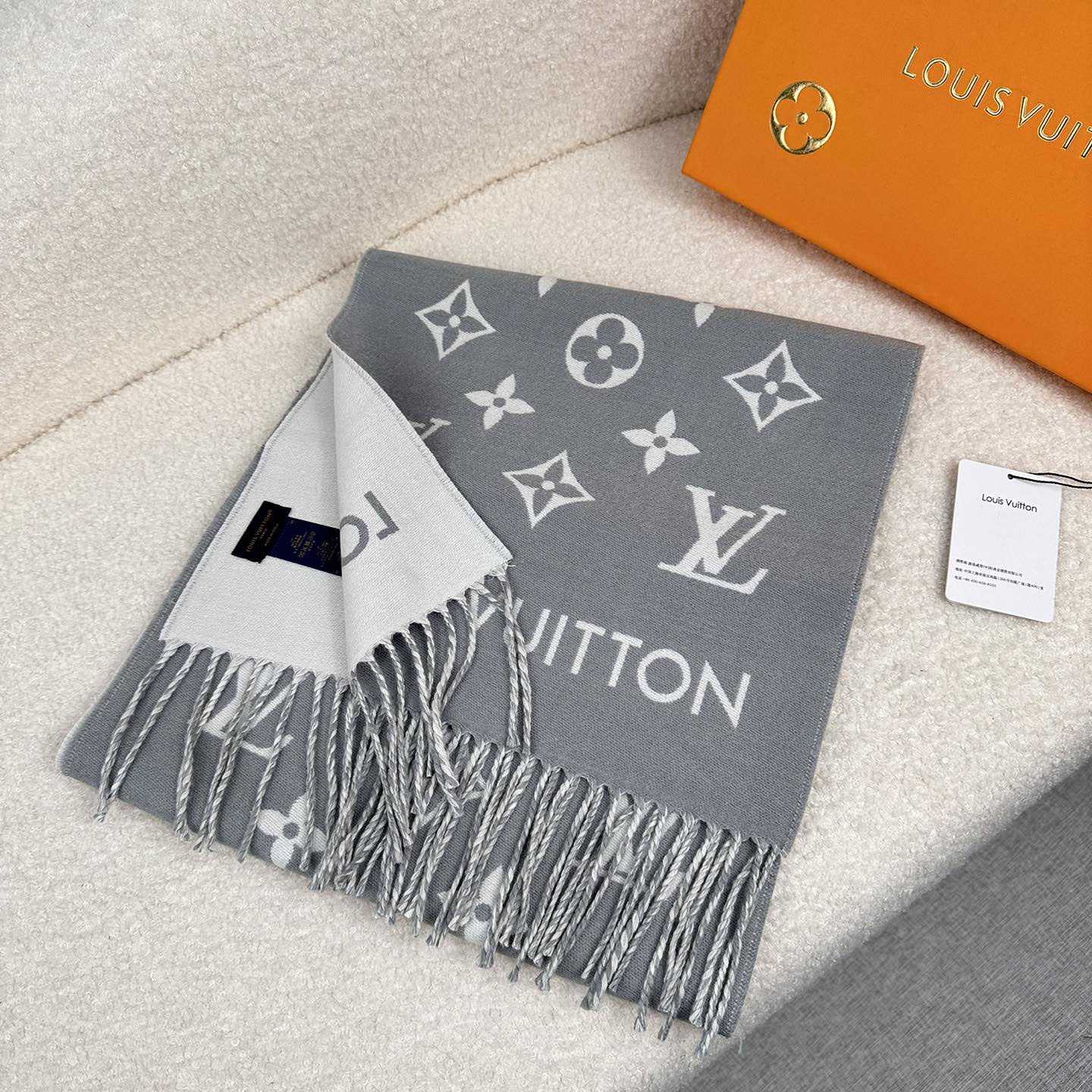 Louis Vuitton All About Monogram Scarf  M79226 - PerfectKickZ