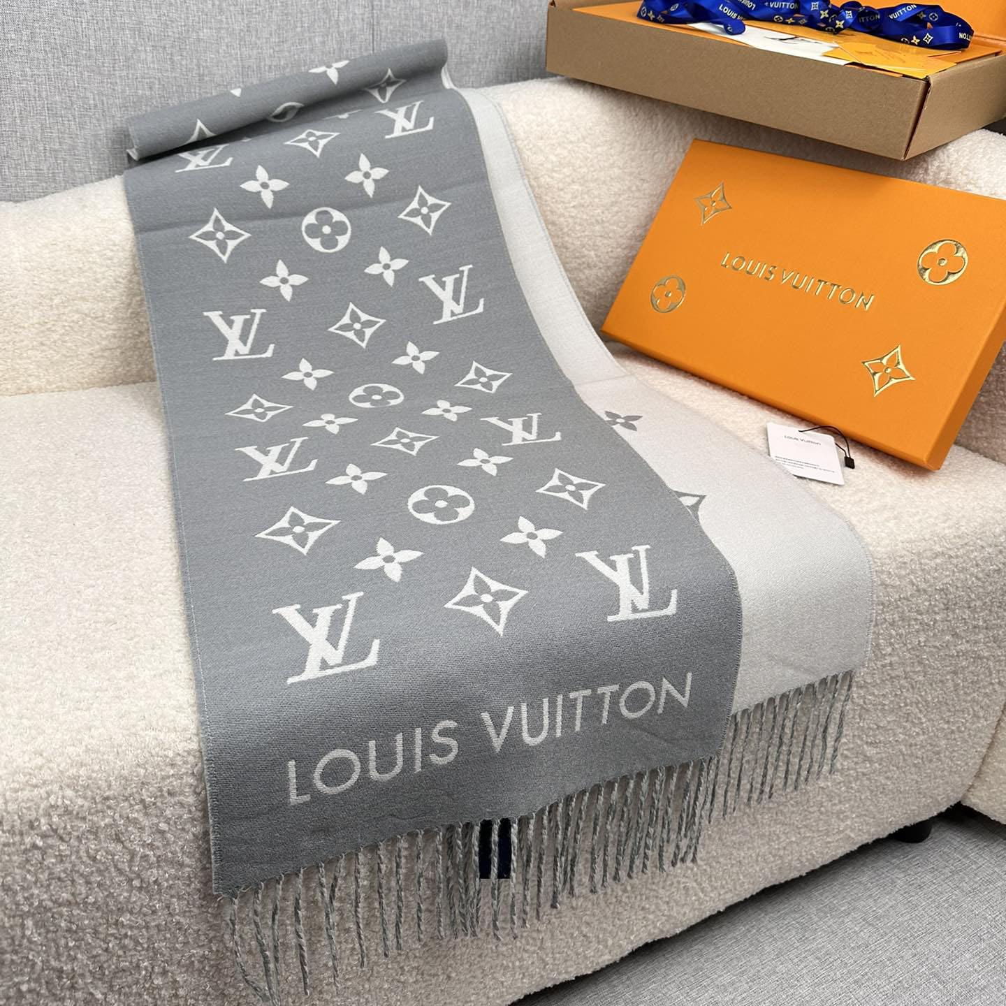 Louis Vuitton All About Monogram Scarf  M79226 - PerfectKickZ