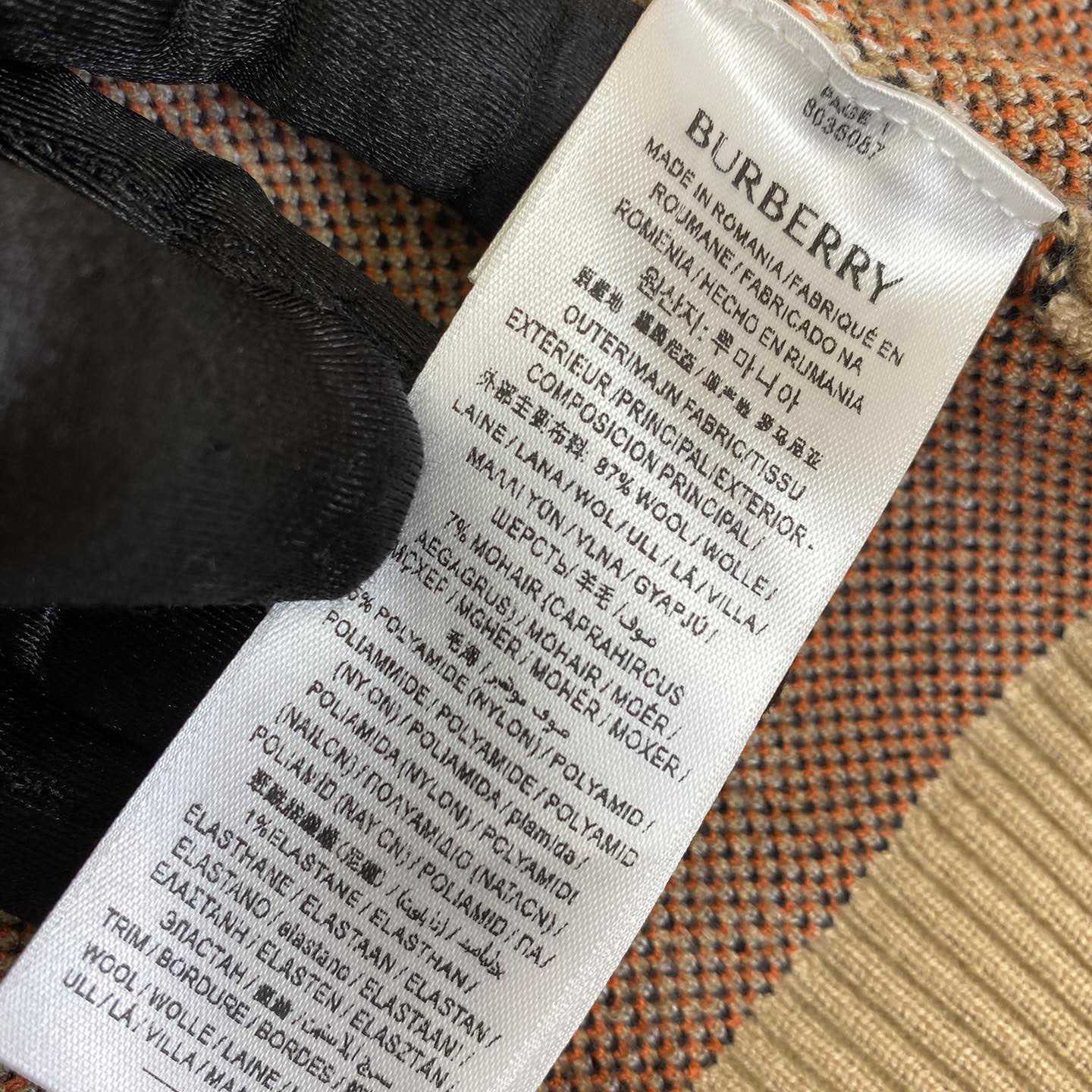 Burberry Check Wool Mohair Blend Jacket - PerfectKickZ