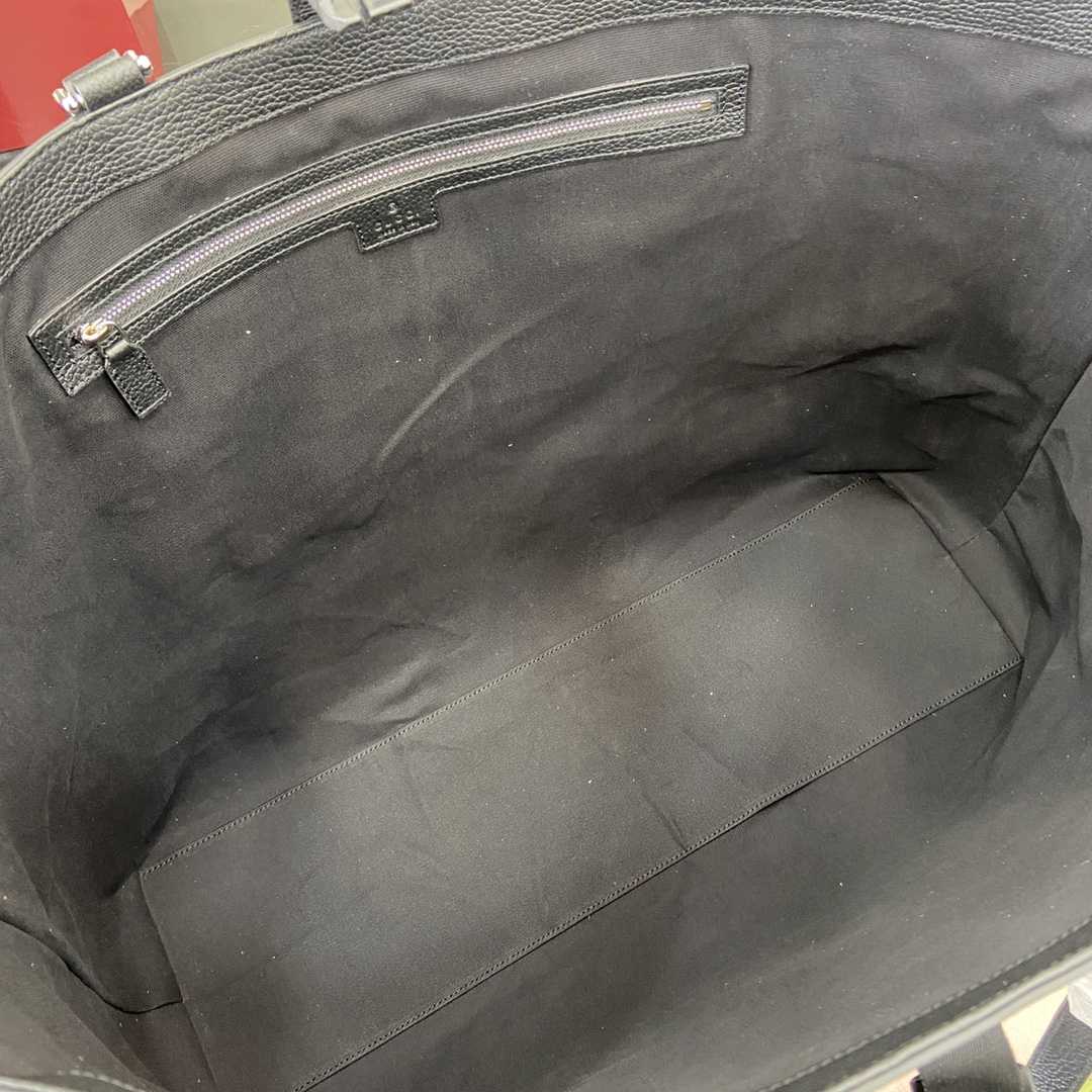 Gucci Large Tote Bag With Web - PerfectKickZ