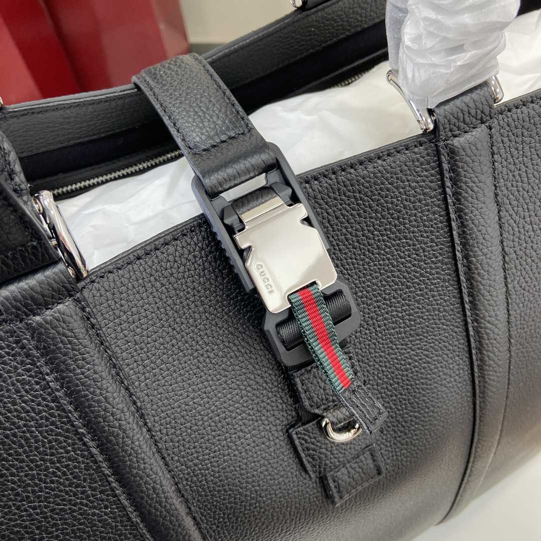 Gucci Large Tote Bag With Web - PerfectKickZ