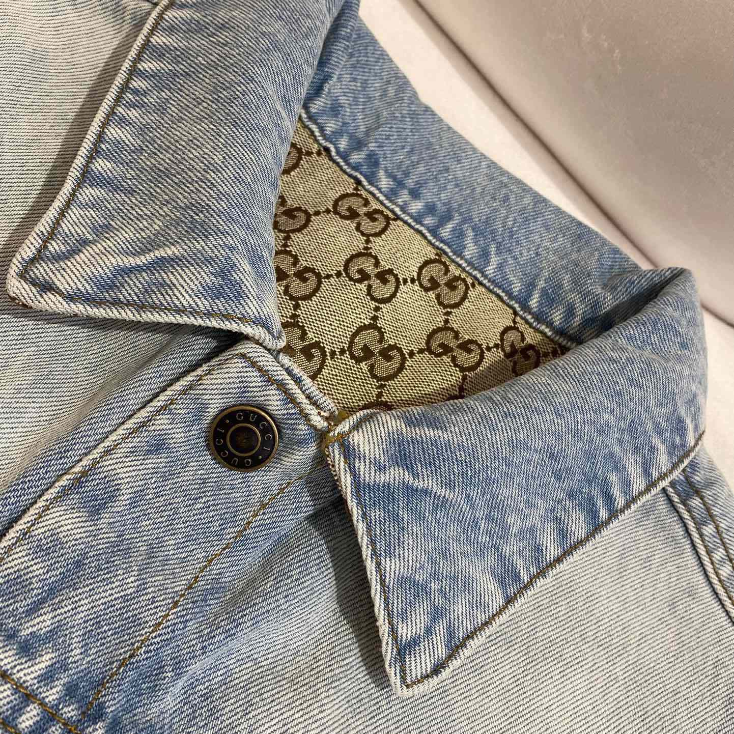 Gucci Reversible Denim Jacket - PerfectKickZ