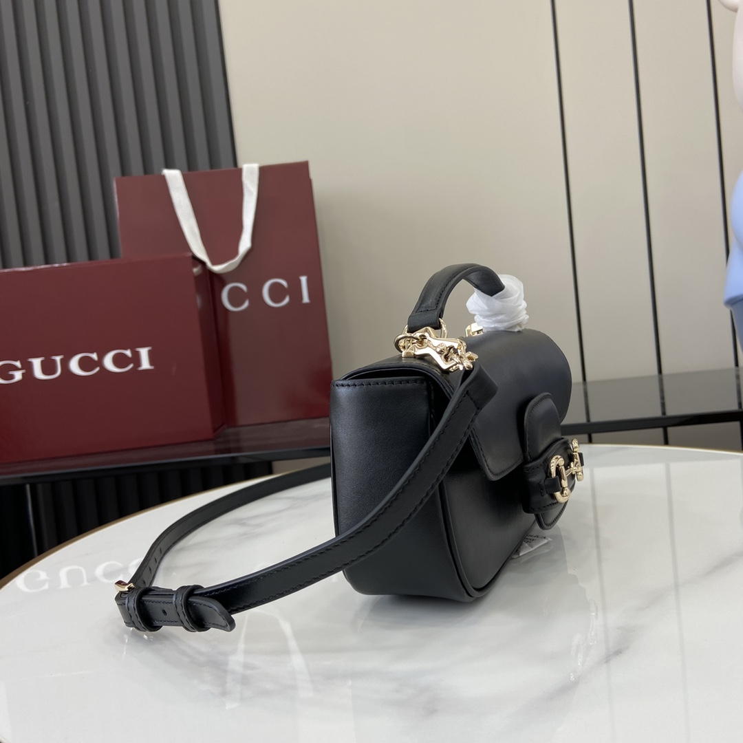 Gucci Horsebit 1955 Soft Small Top Handle Bag  - PerfectKickZ