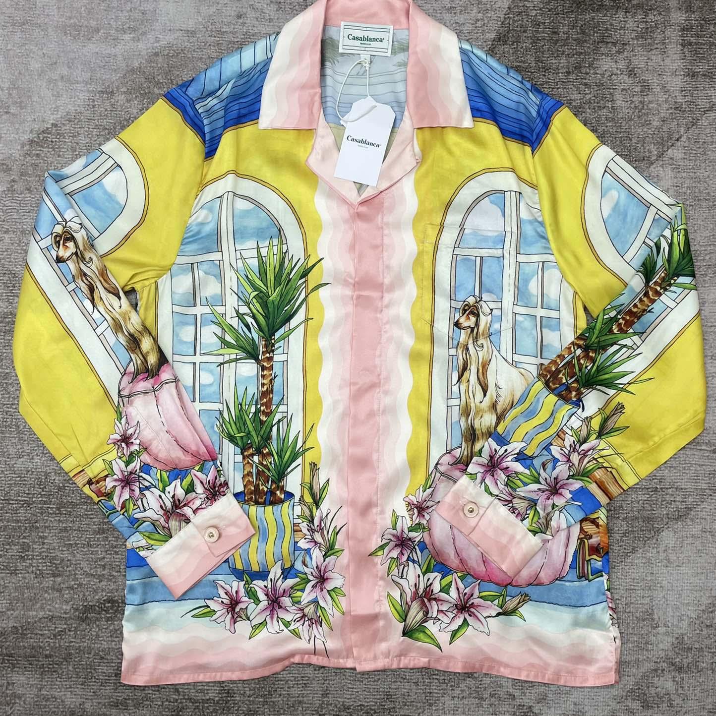 Casablanca Silk Shirt   CA3502 - PerfectKickZ