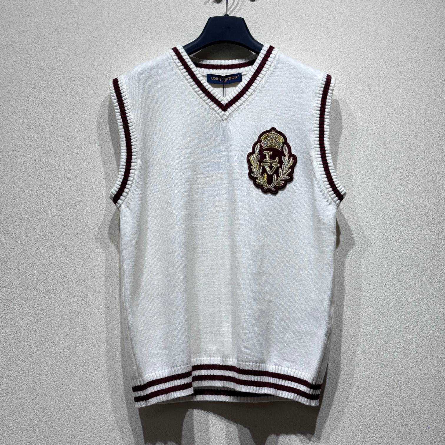 Louis Vuitton Embellished Wool Vest   - PerfectKickZ