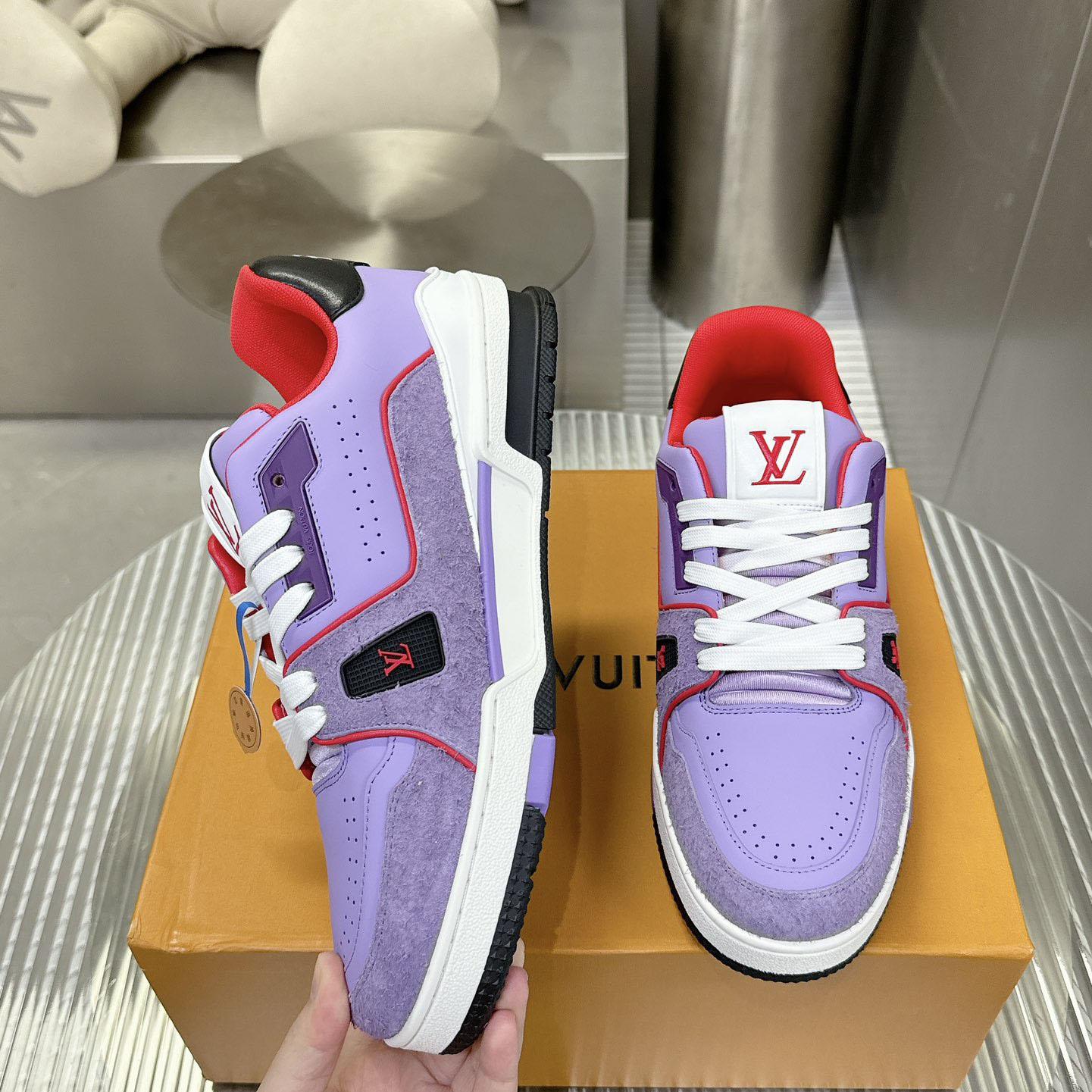 Louis Vuitton LV Trainer Sneaker   - PerfectKickZ