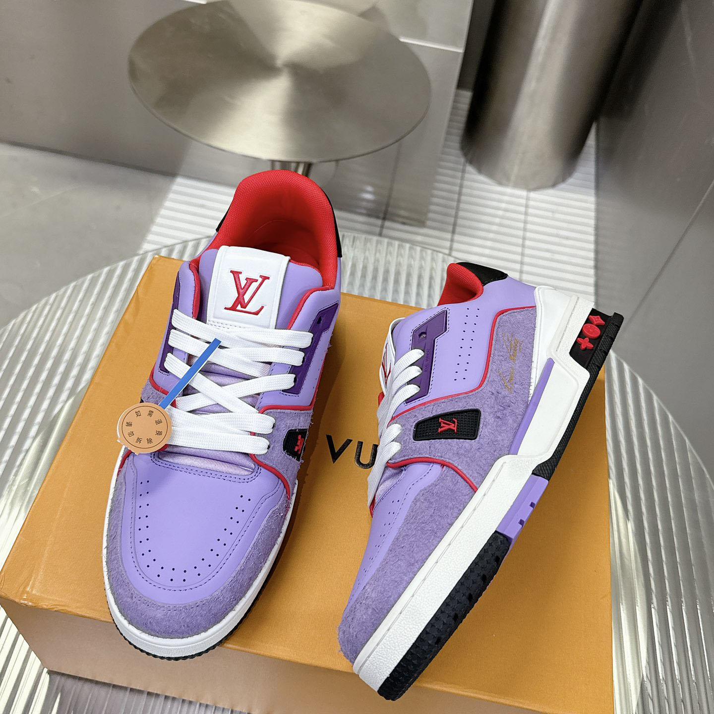 Louis Vuitton LV Trainer Sneaker   - PerfectKickZ