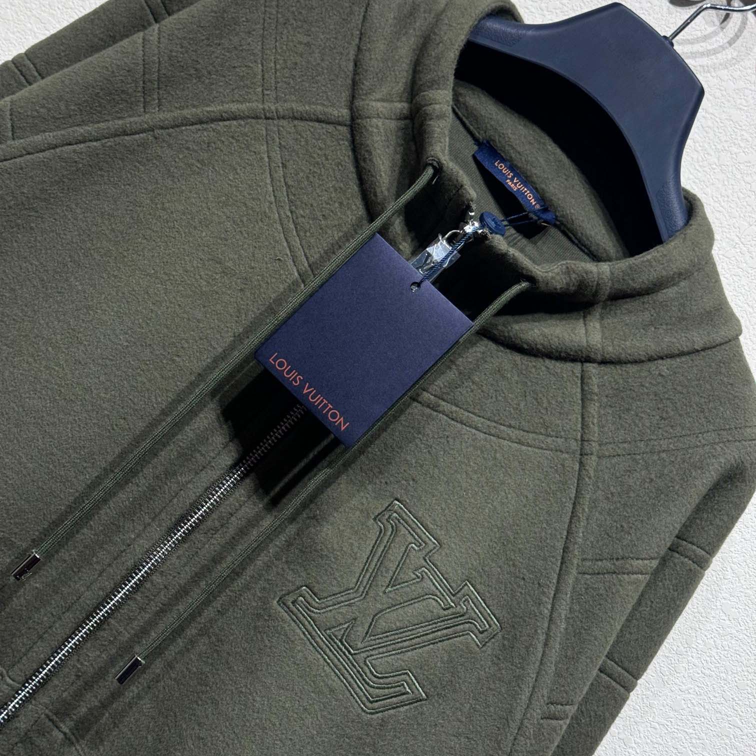 Louis Vuitton Quilted Textured Wool Blouson  1AGJXN - PerfectKickZ