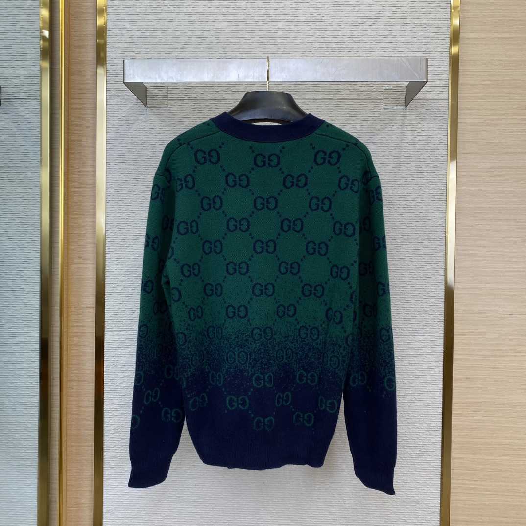 Gucci GG Degradé Wool Jacquard Cardigan - PerfectKickZ