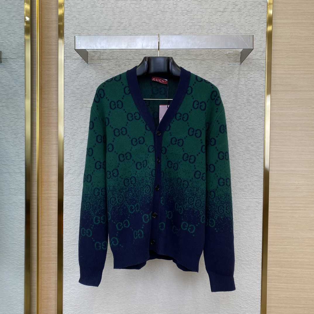 Gucci GG Degradé Wool Jacquard Cardigan - PerfectKickZ