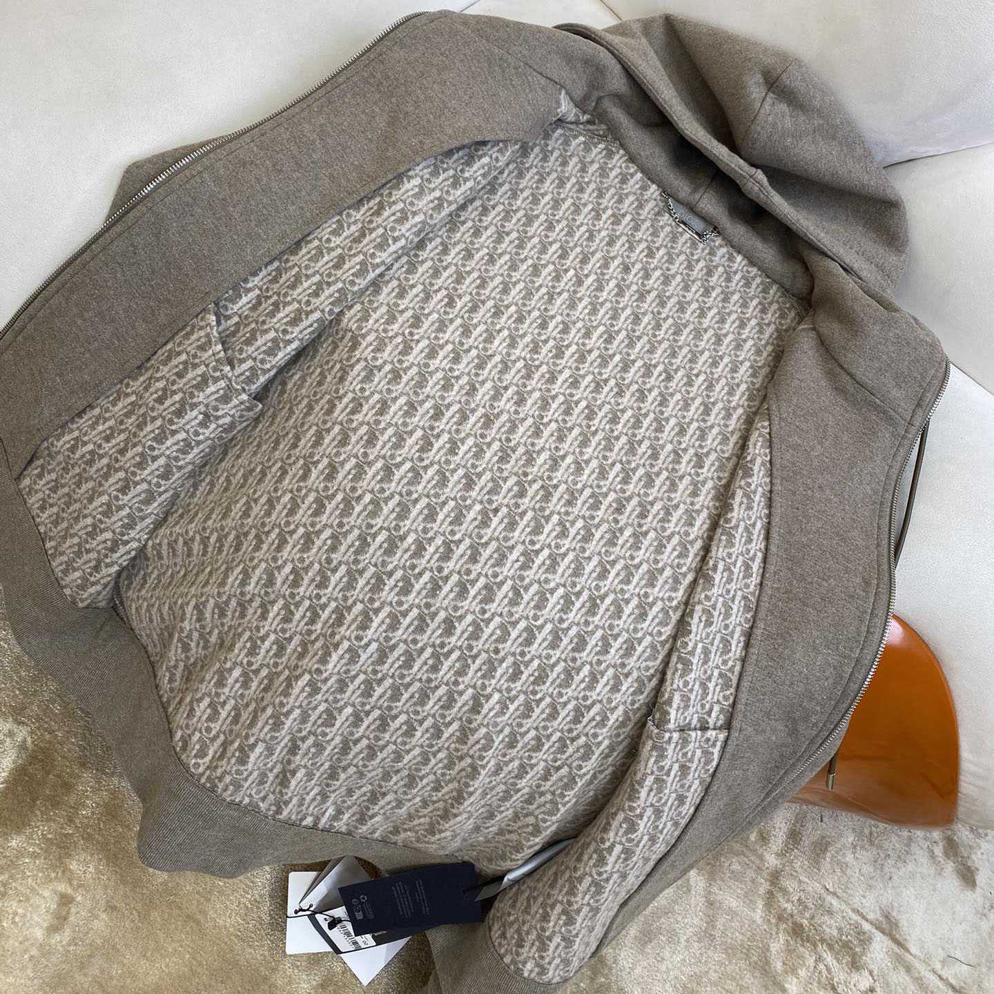 Dior Oblique Jacquard Lined Hoodie - PerfectKickZ