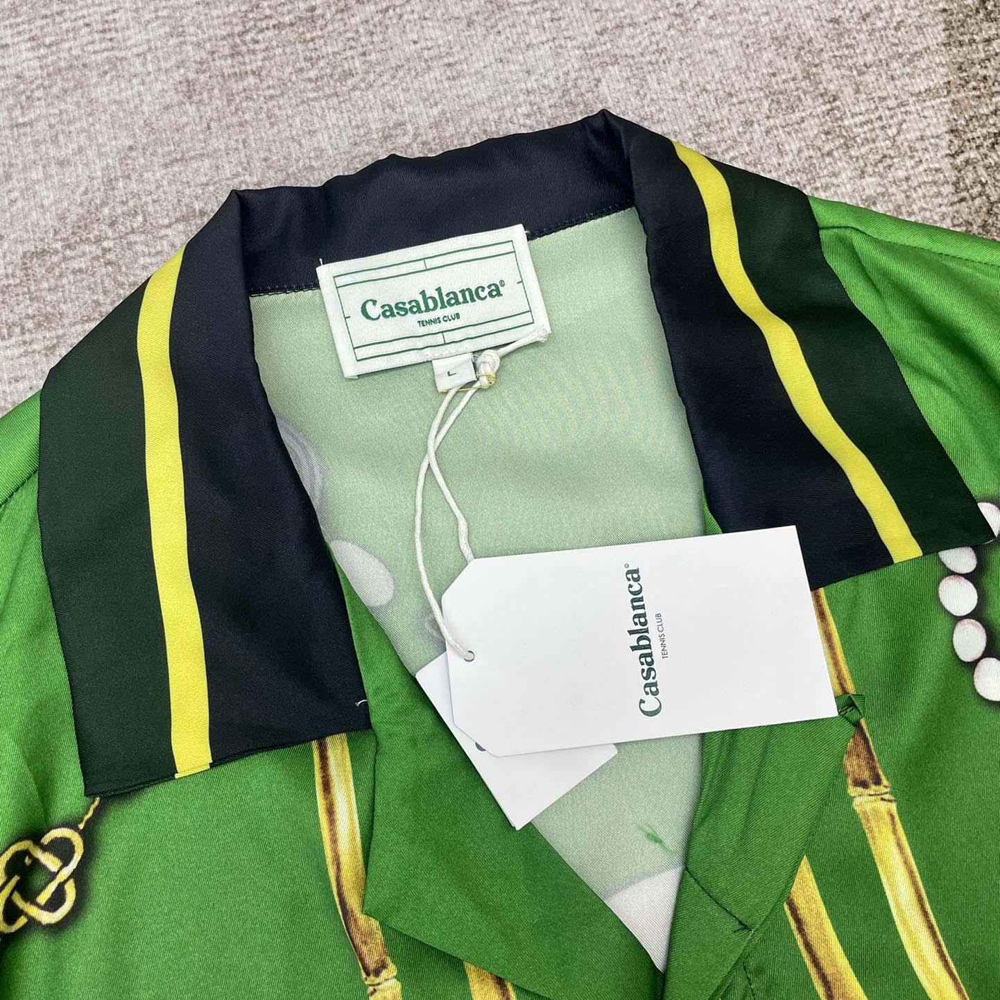 Casablanca La Boite A Bijoux Silk Shirt    CA3491 - PerfectKickZ