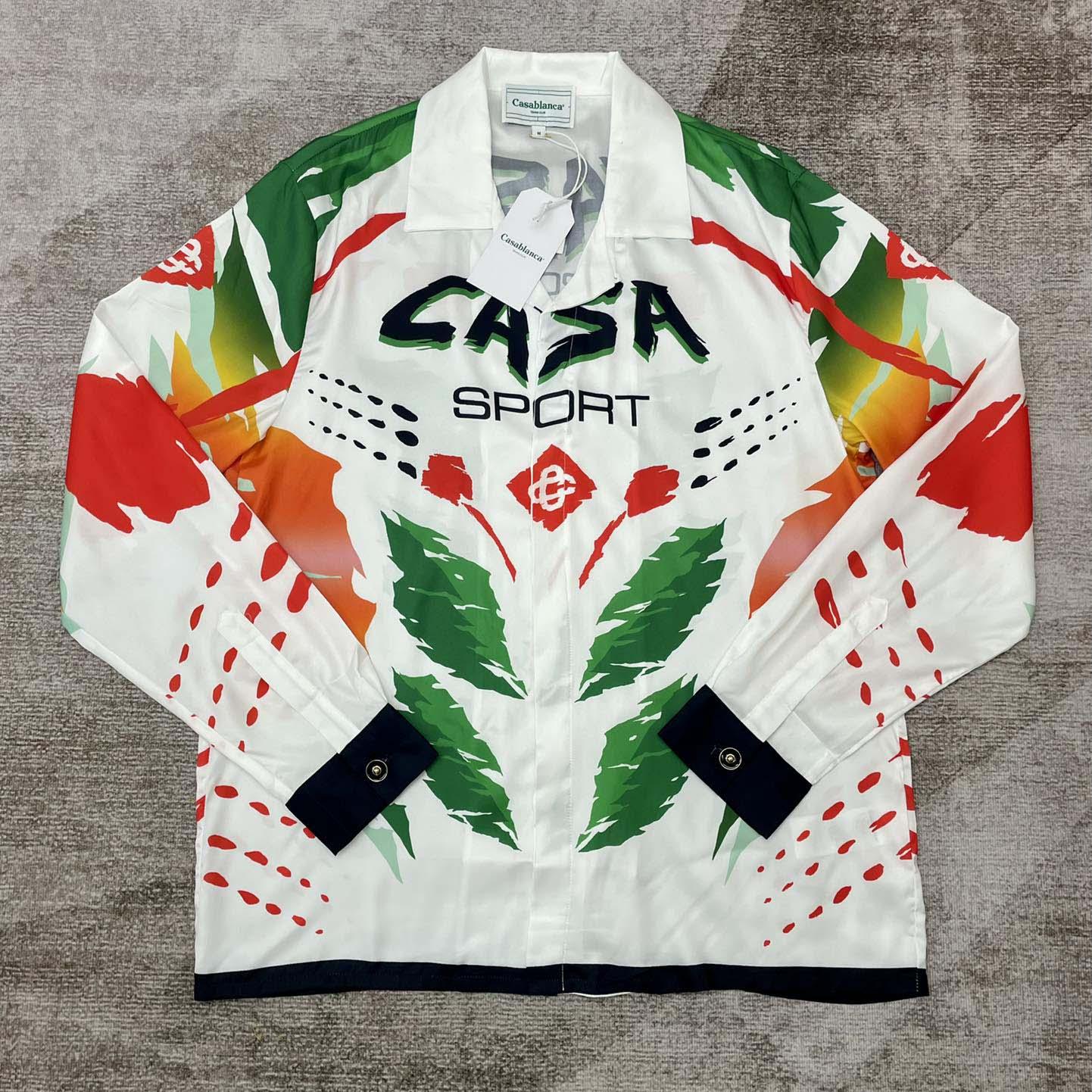 Casablanca Casa Moto Silk Shirt   CA3494 - PerfectKickZ