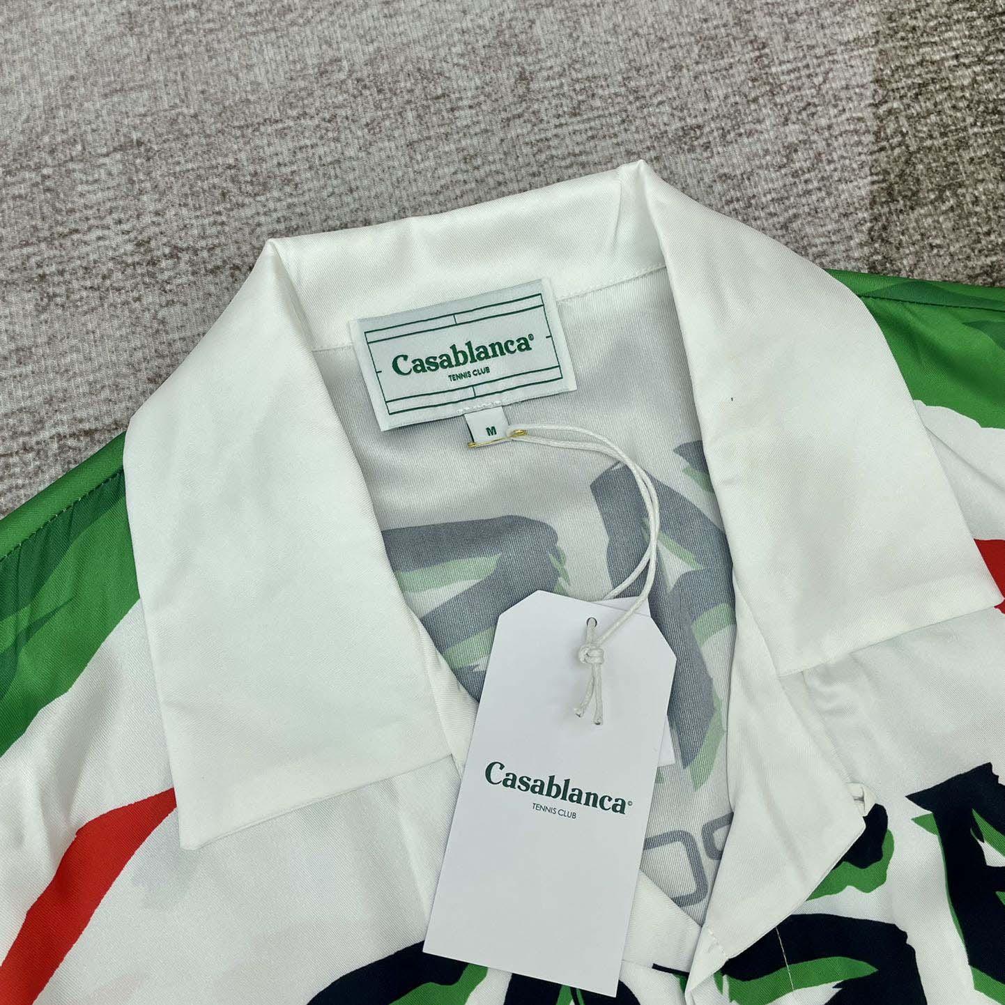 Casablanca Casa Moto Silk Shirt   CA3494 - PerfectKickZ