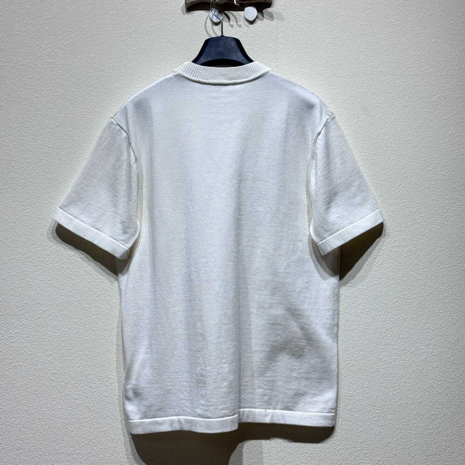 Louis Vuitton Embellished Short-Sleeved Cotton Crewneck   - 