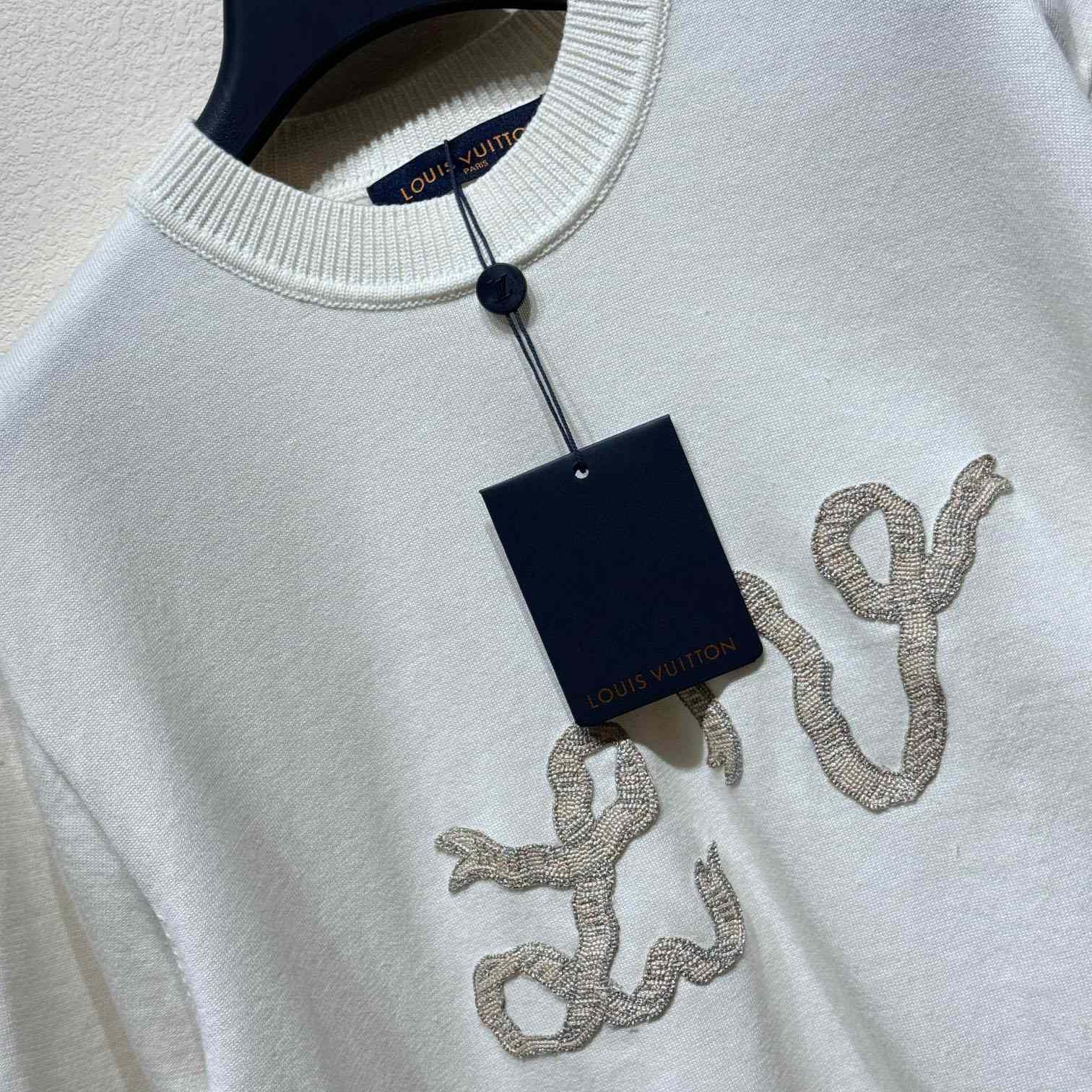 Louis Vuitton Embellished Short-Sleeved Cotton Crewneck   - 